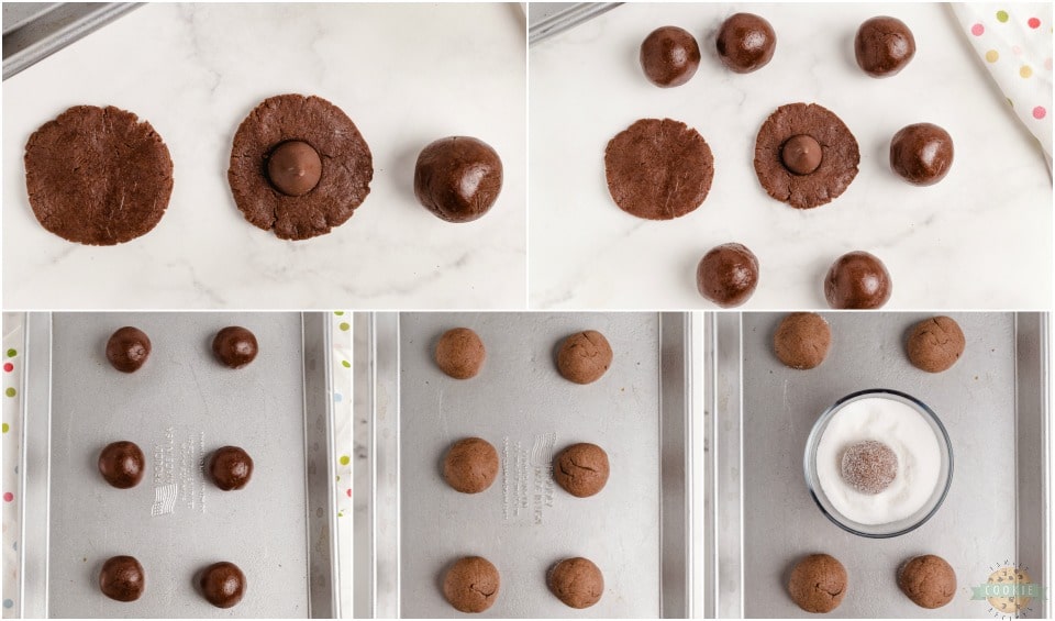 How to make Hidden Chocolate Kiss Cookies