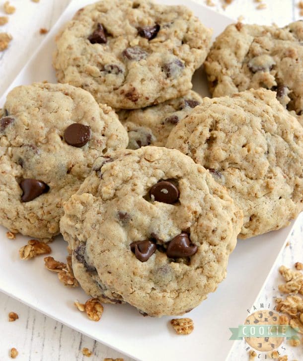 GRANOLA CHOCOLATE CHIP COOKIES Family Cookie Recipes