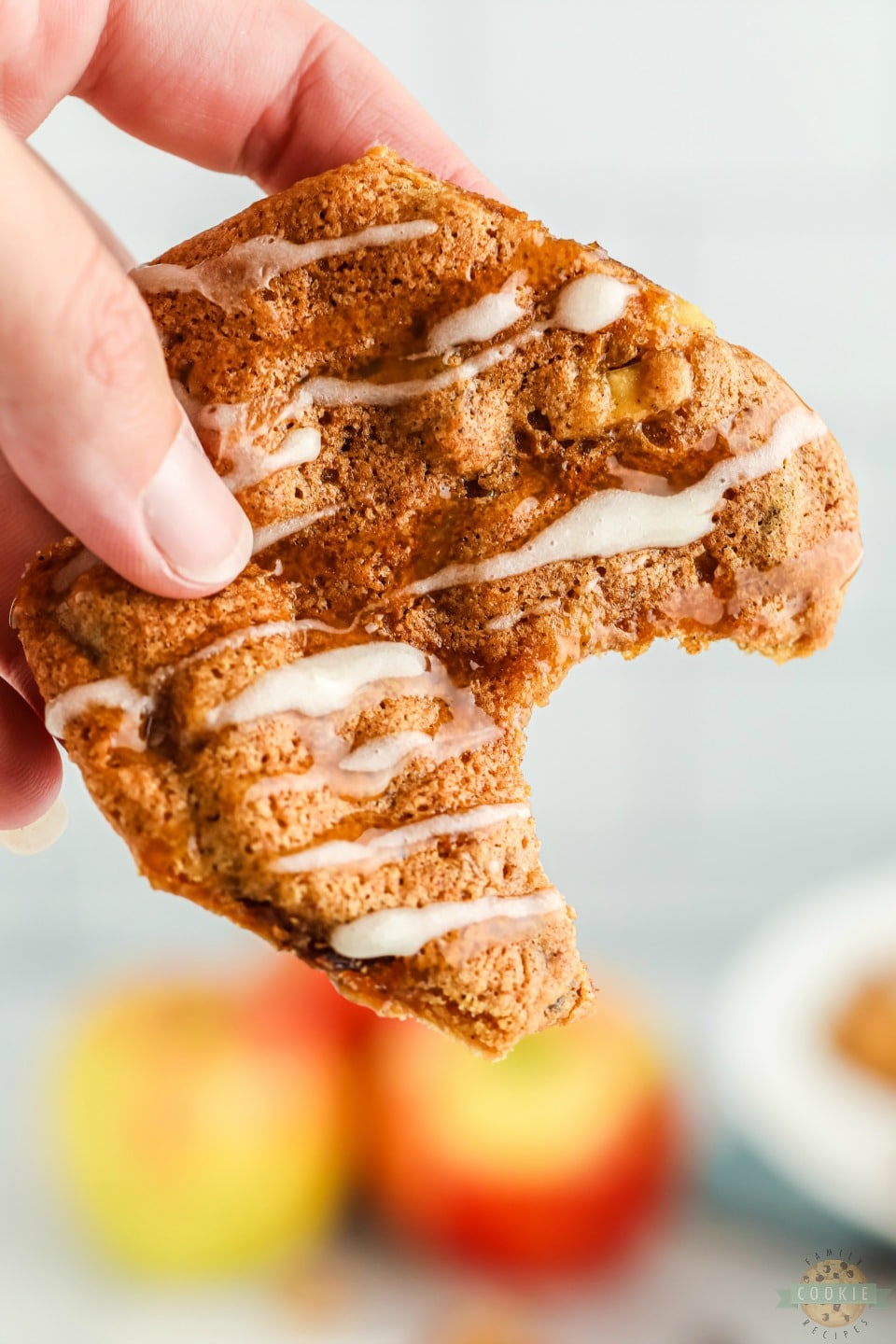 Easy Cinnamon Spiced Apple Cookies recipe