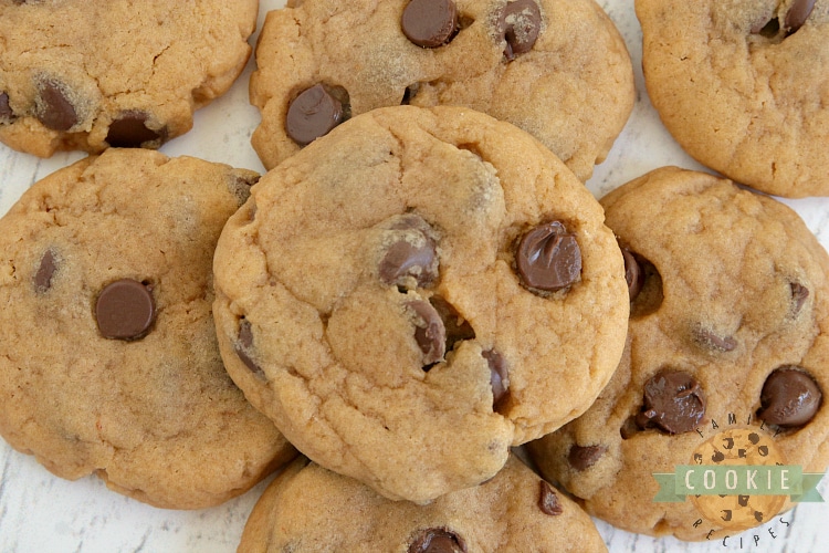 Butterscotch cookies with chocolate chips