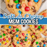 Soft & Chewy M&M Cookies loaded with buttery dough, rich vanilla flavor, and pops of colorful candy in every bite. The secret pudding mix keeps them ultra soft while the M&Ms give that fun, bakery-style finish you can’t stop reaching for.