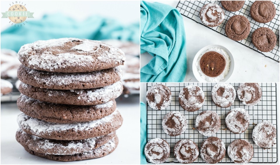 how to make Salted Caramel Chocolate Crinkle Cookies recipe