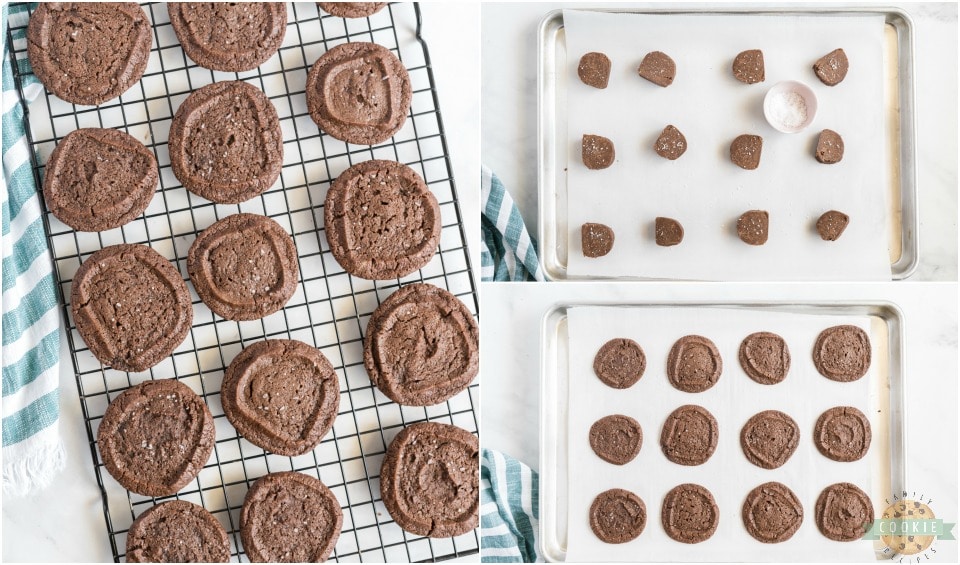 How to make Salted Chocolate Shortbread Cookies recipe