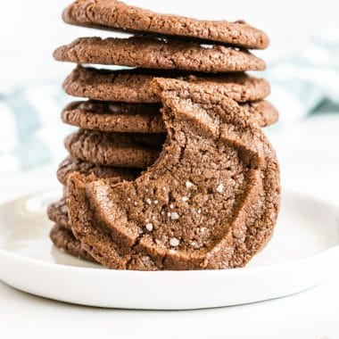 Salted Chocolate Shortbread Cookies recipe