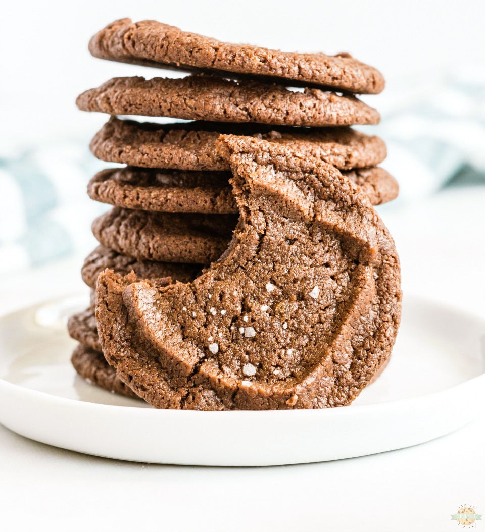 Salted Chocolate Shortbread Cookies recipe