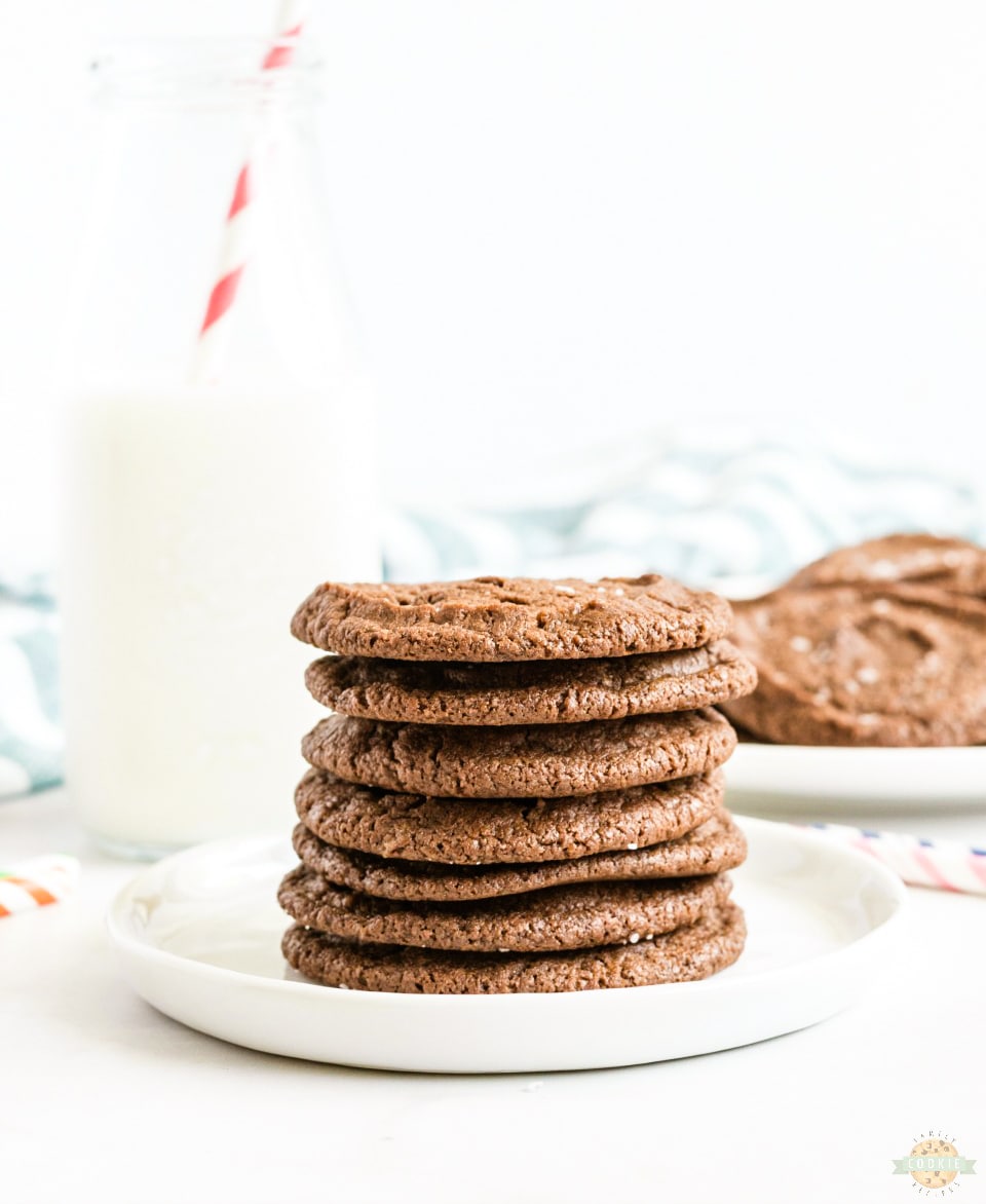 Salted Chocolate Shortbread Cookies recipe