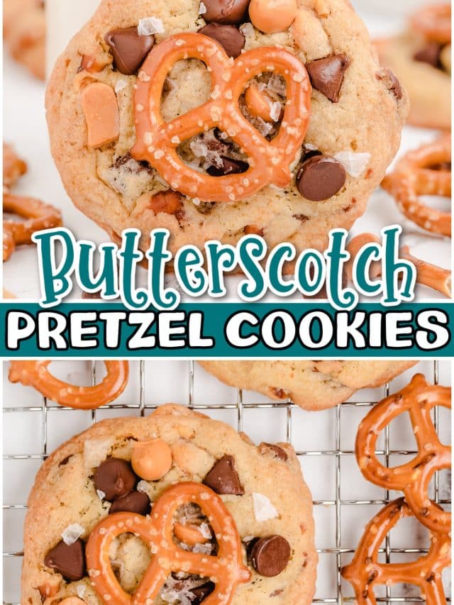 Butterscotch Pretzel Cookies
