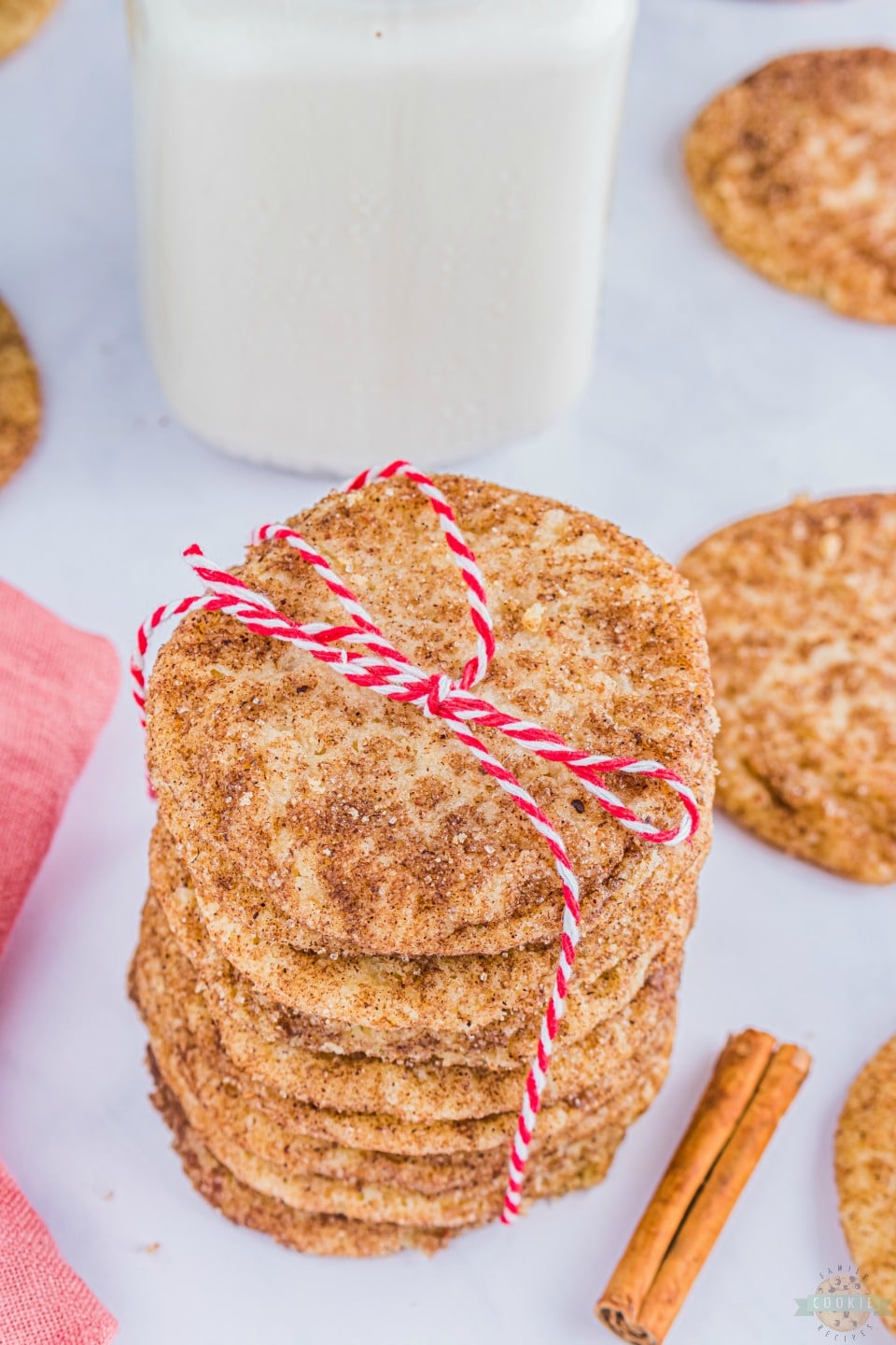 Holiday Gingerbread Spiced Snickerdoodle Cookies