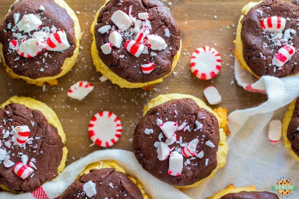 Peppermint Fudge Sugar Cookie recipe