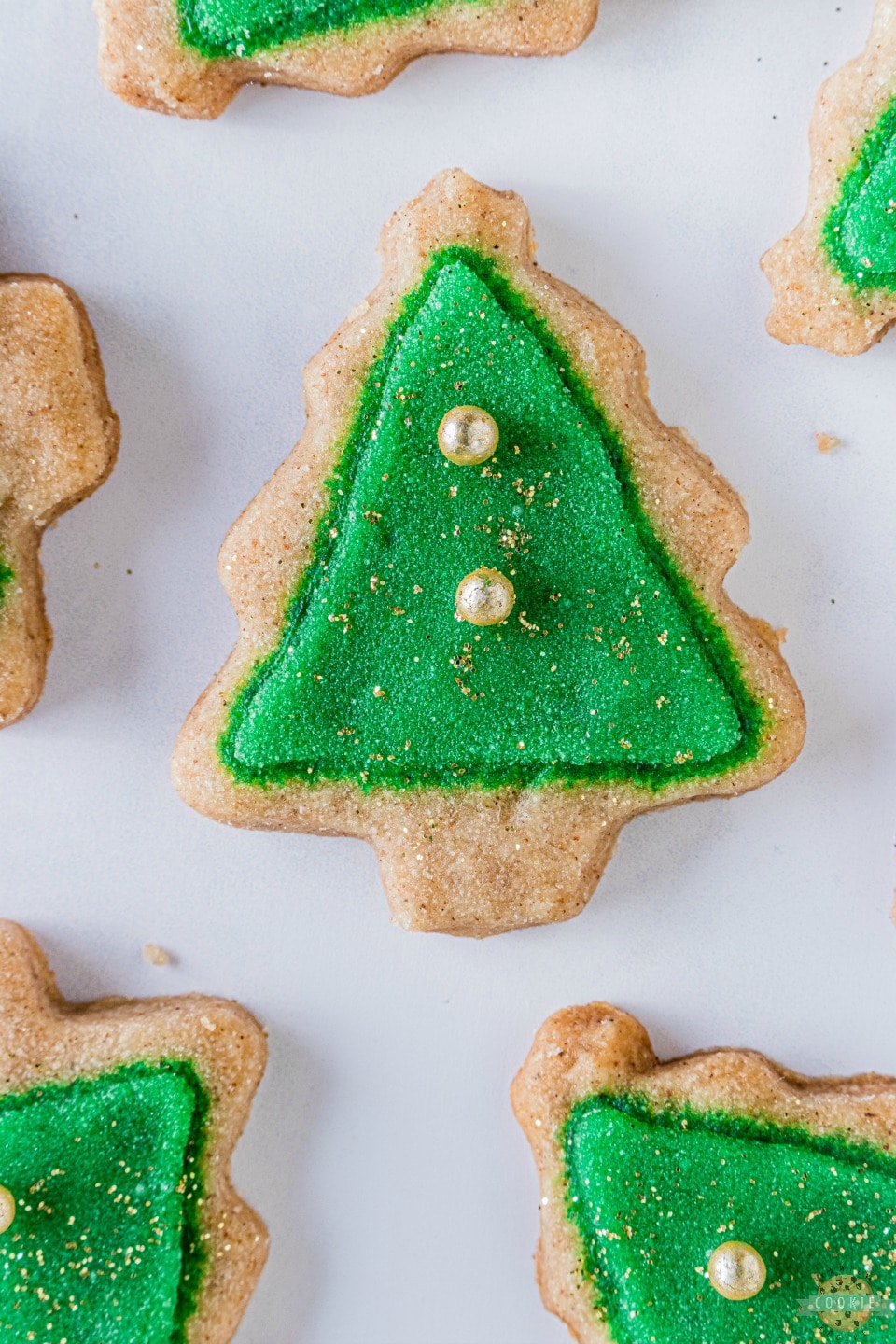 Spiced Christmas Shortbread Cookies