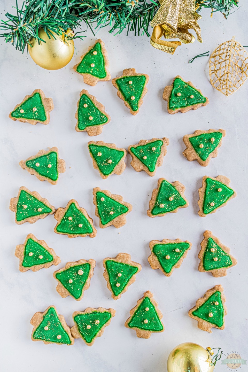 Spiced Christmas Shortbread Cookies