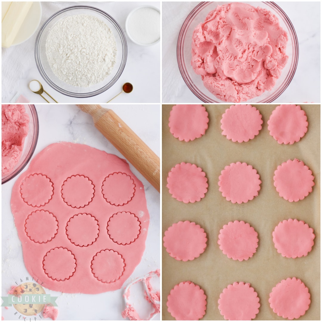 how to make Pink Sandwich Cookie recipe