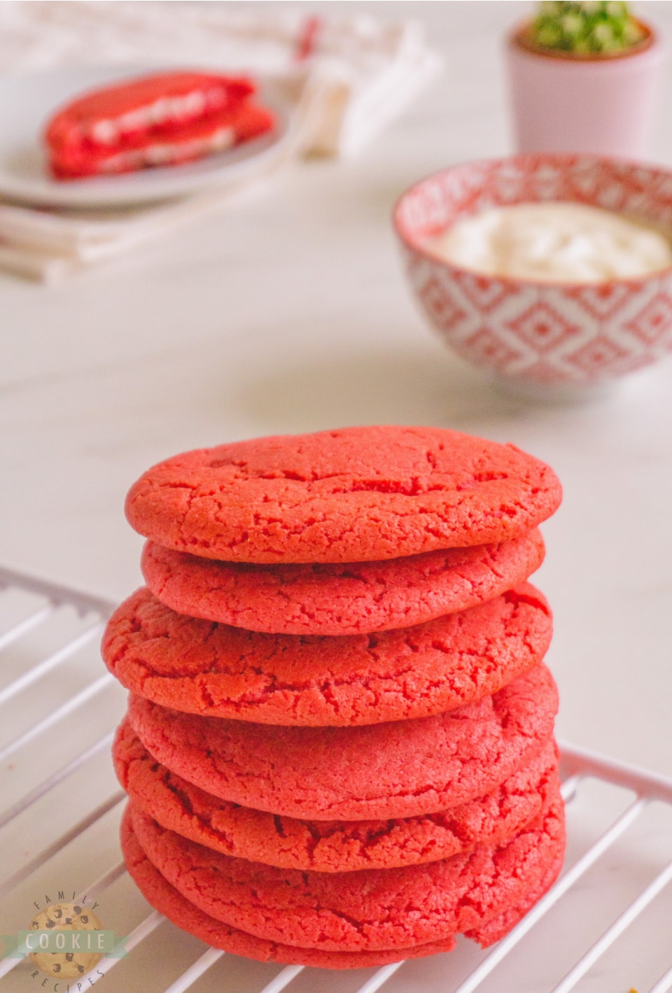 Cream Cheese Red Velvet Cookie recipe