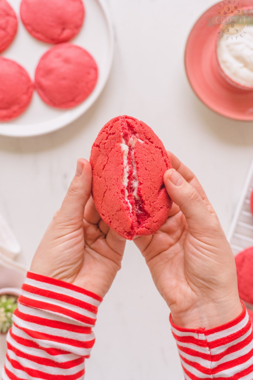 Cream Cheese Red Velvet Cookie recipe