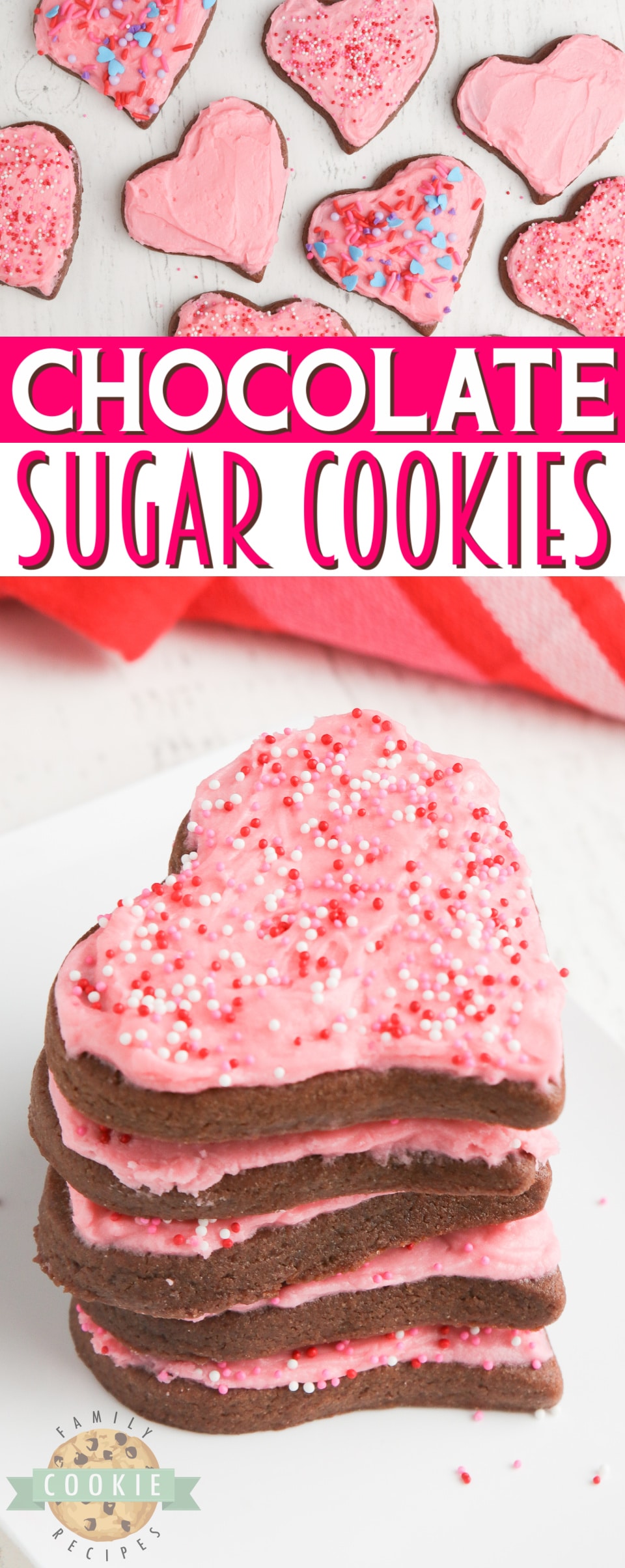 Chocolate Sugar Cookies are soft, rich and perfect for cutting out shapes and making holiday cookies. Easy chocolate sugar cookie recipe that is absolutely delicious! via @buttergirls