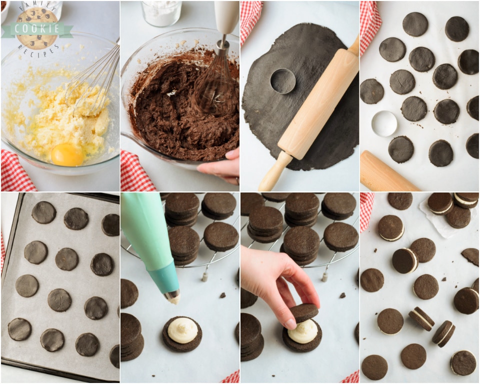 How to make Homemade OREO Cookies