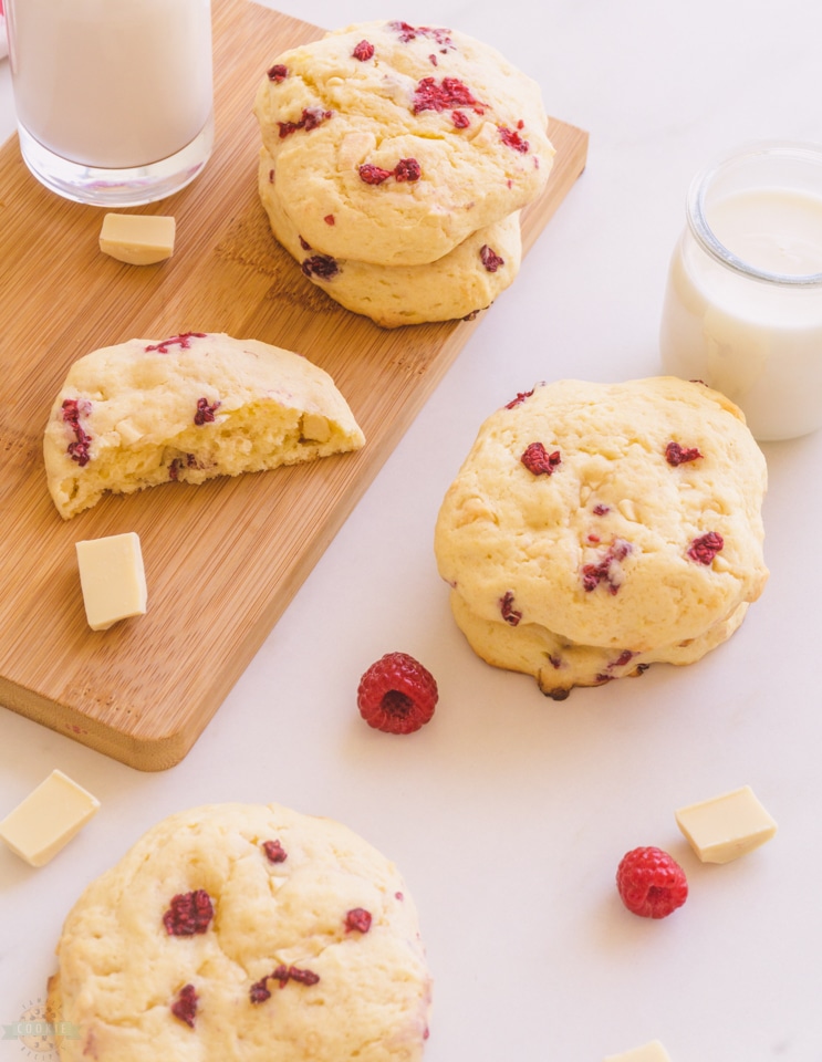 Big Raspberry cheesecake Cookies recipe