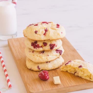 Big Raspberry cheesecake Cookies recipe