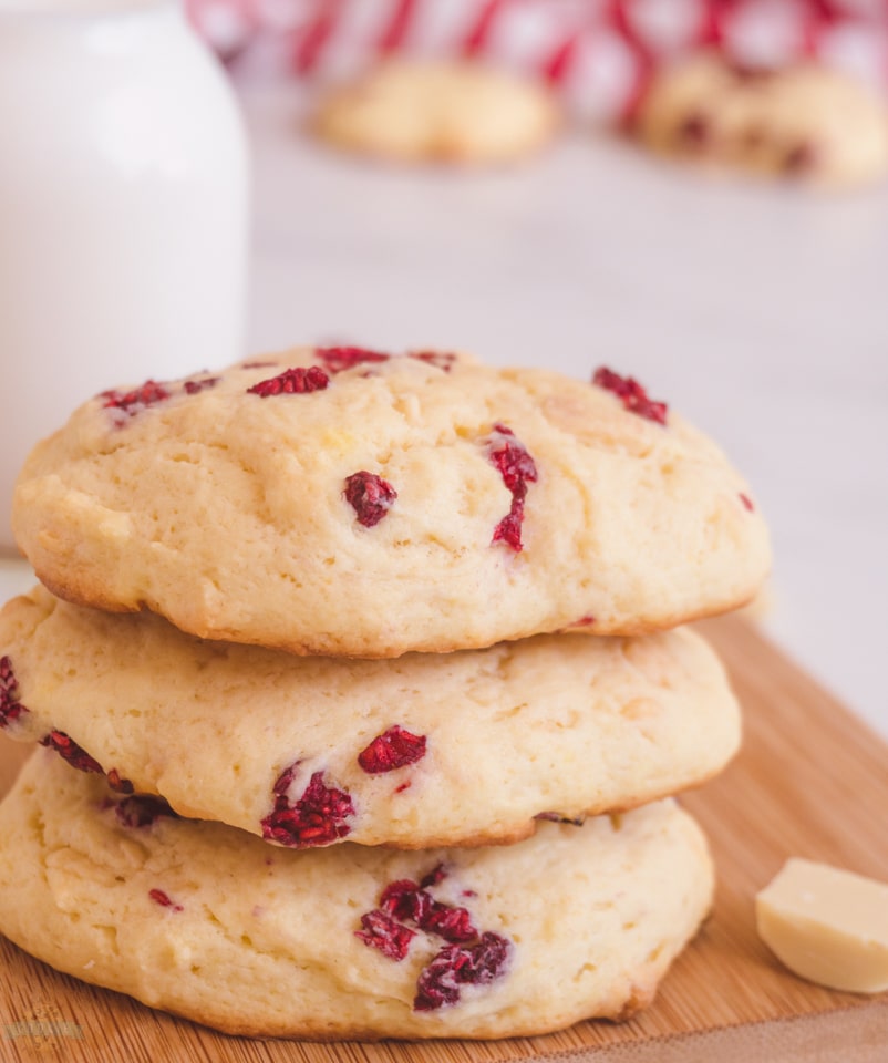 Big Raspberry cheesecake Cookies recipe