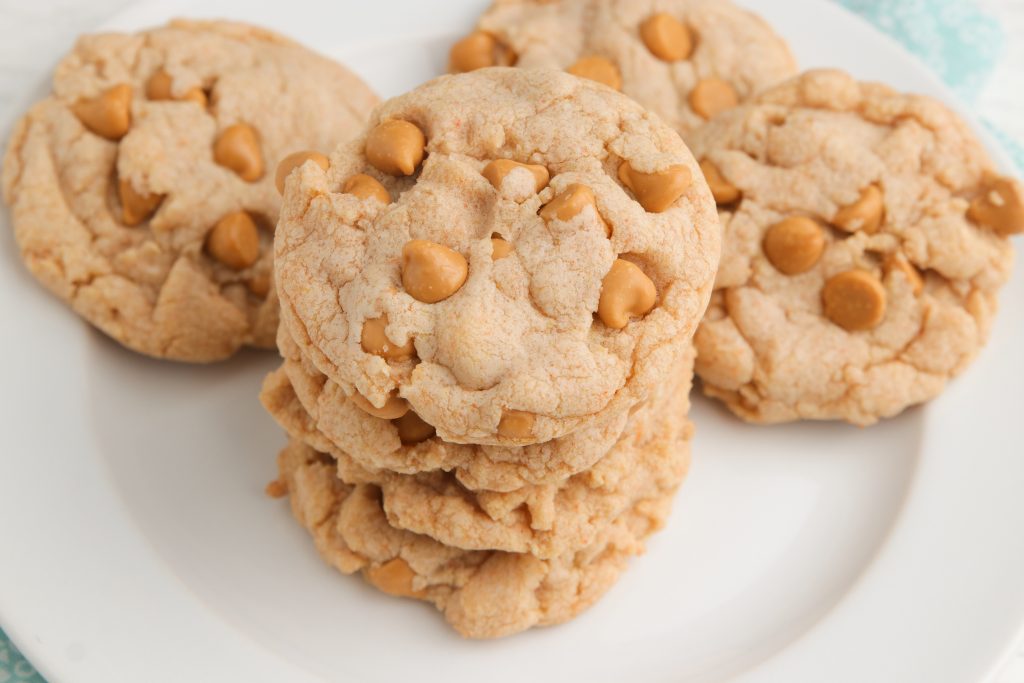 Easy Butterscotch Cookies made with a sugar cookie mix and butterscotch pudding. Only 5 ingredients needed for these delicious cookies that are soft, chewy and packed with tons of butterscotch flavor! 