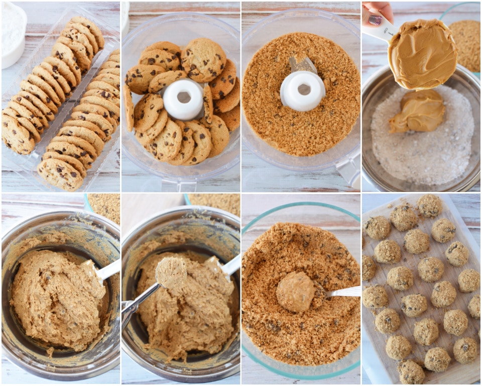How to Make No Bake Peanut Butter Cookie Bites