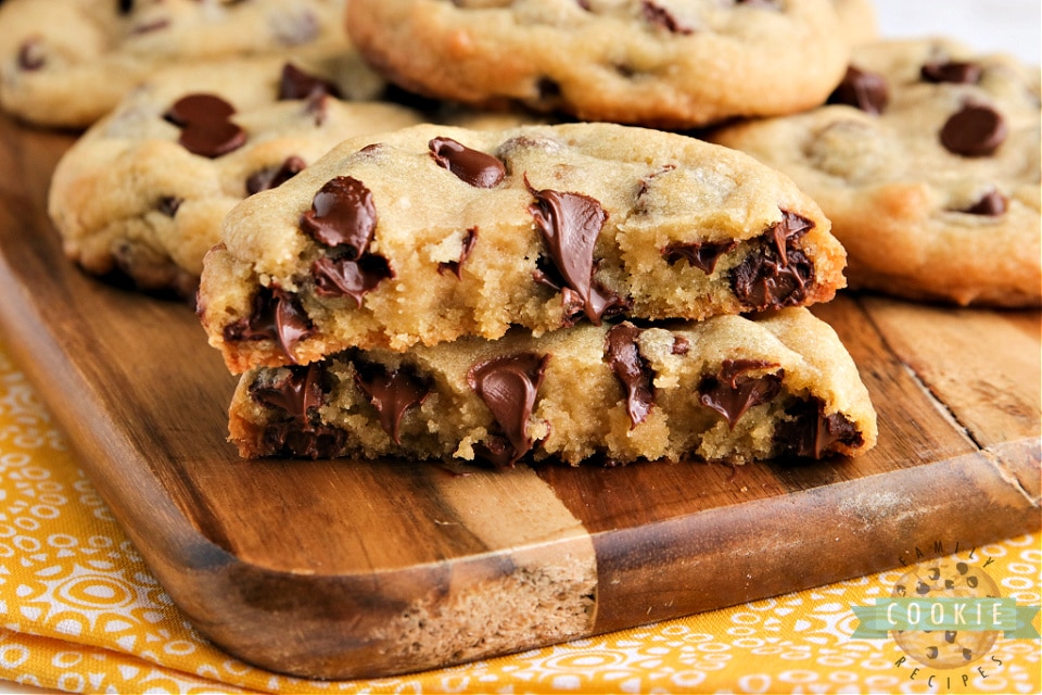 Best Bakery Style Chocolate Chip Cookies Recipe