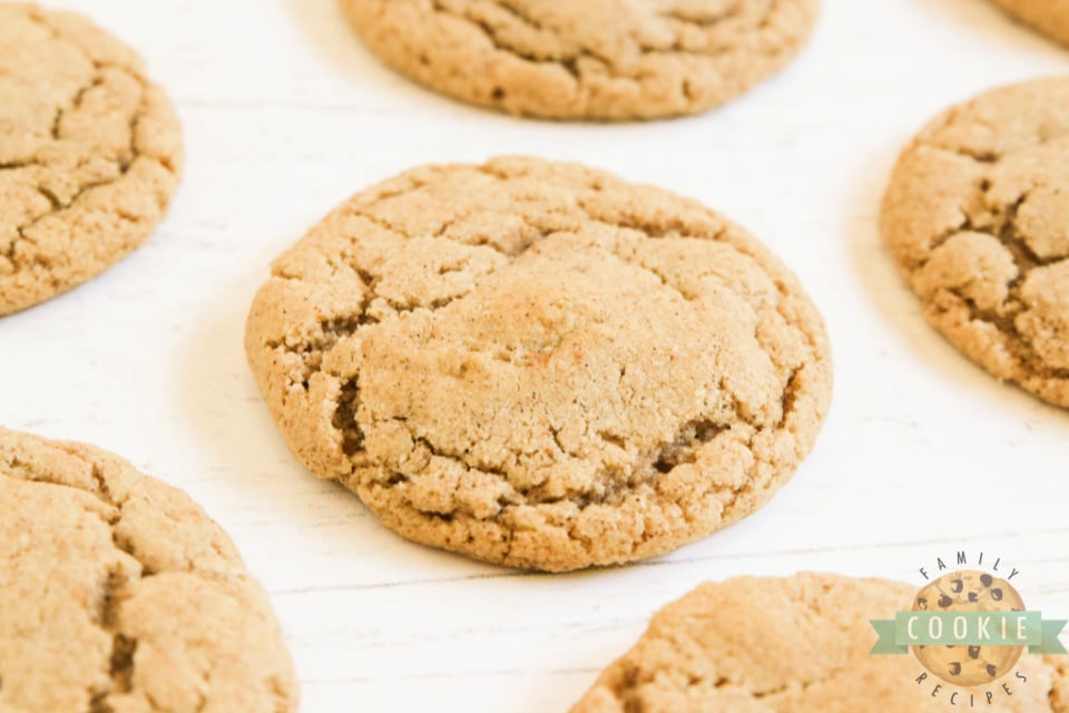 Cookies made with ground oats and lots of cinnamon