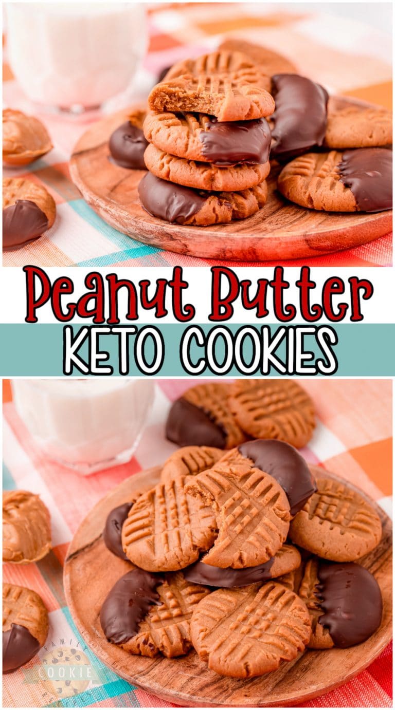 PEANUT BUTTER KETO COOKIES Family Cookie Recipes