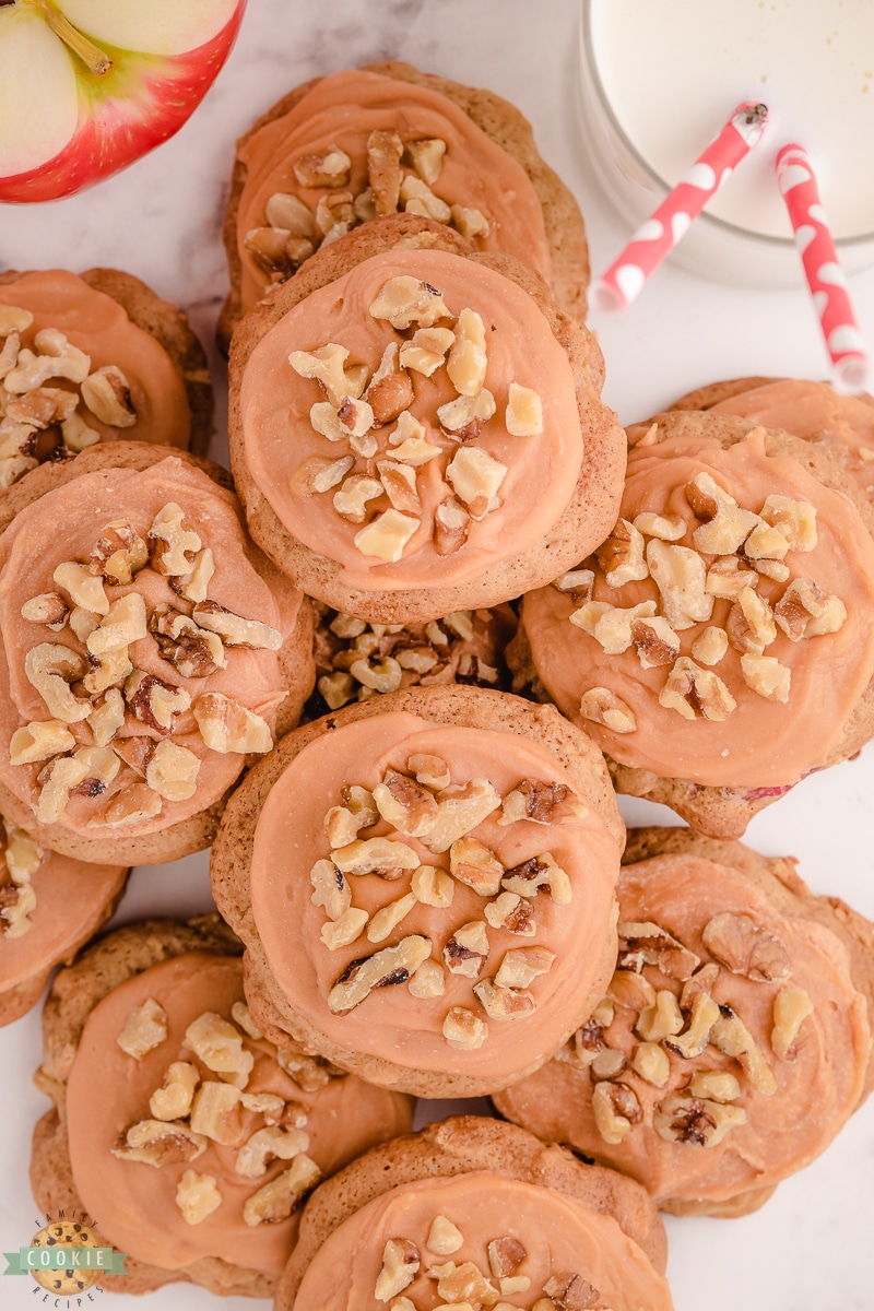 Butterscotch Apple Cookies.