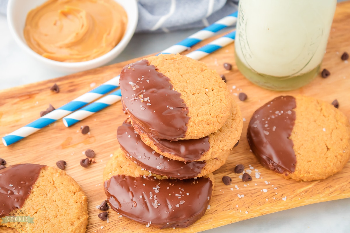 chewy peanut butter cookies