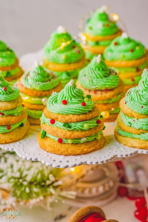 STACKED CHRISTMAS TREE COOKIES Family Cookie Recipes