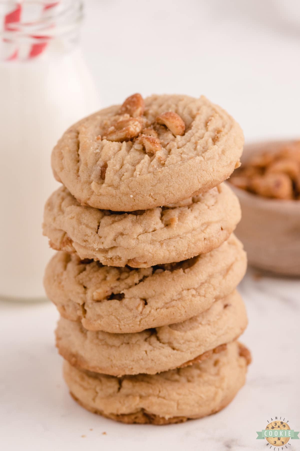 Peanut butter cookies store with honey