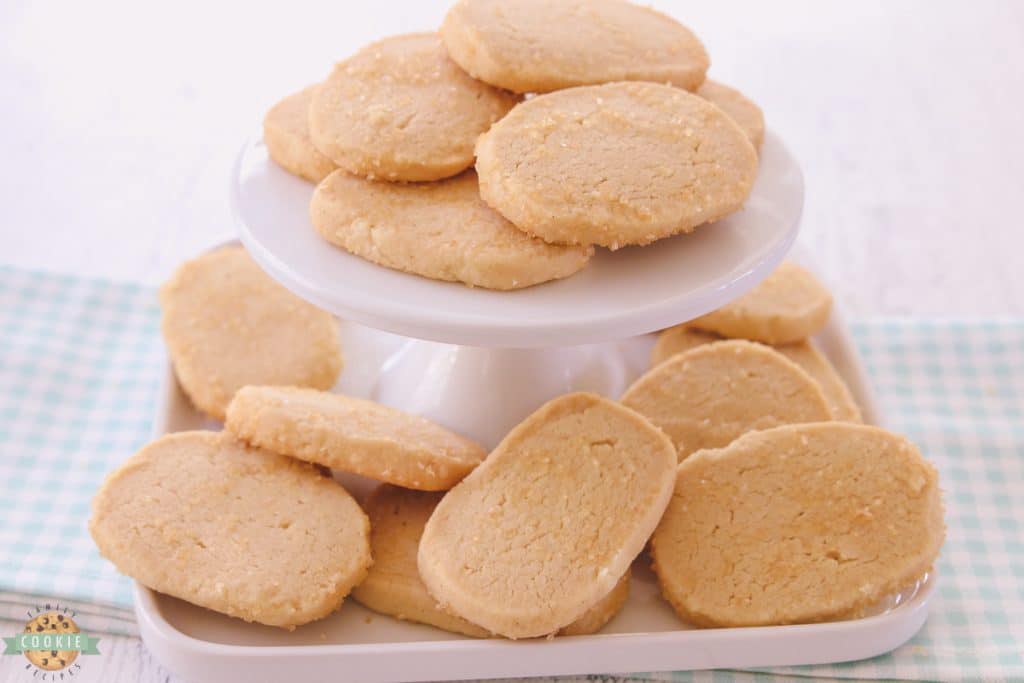 SLICE AND BAKE VANILLA BUTTER COOKIES Family Cookie Recipes