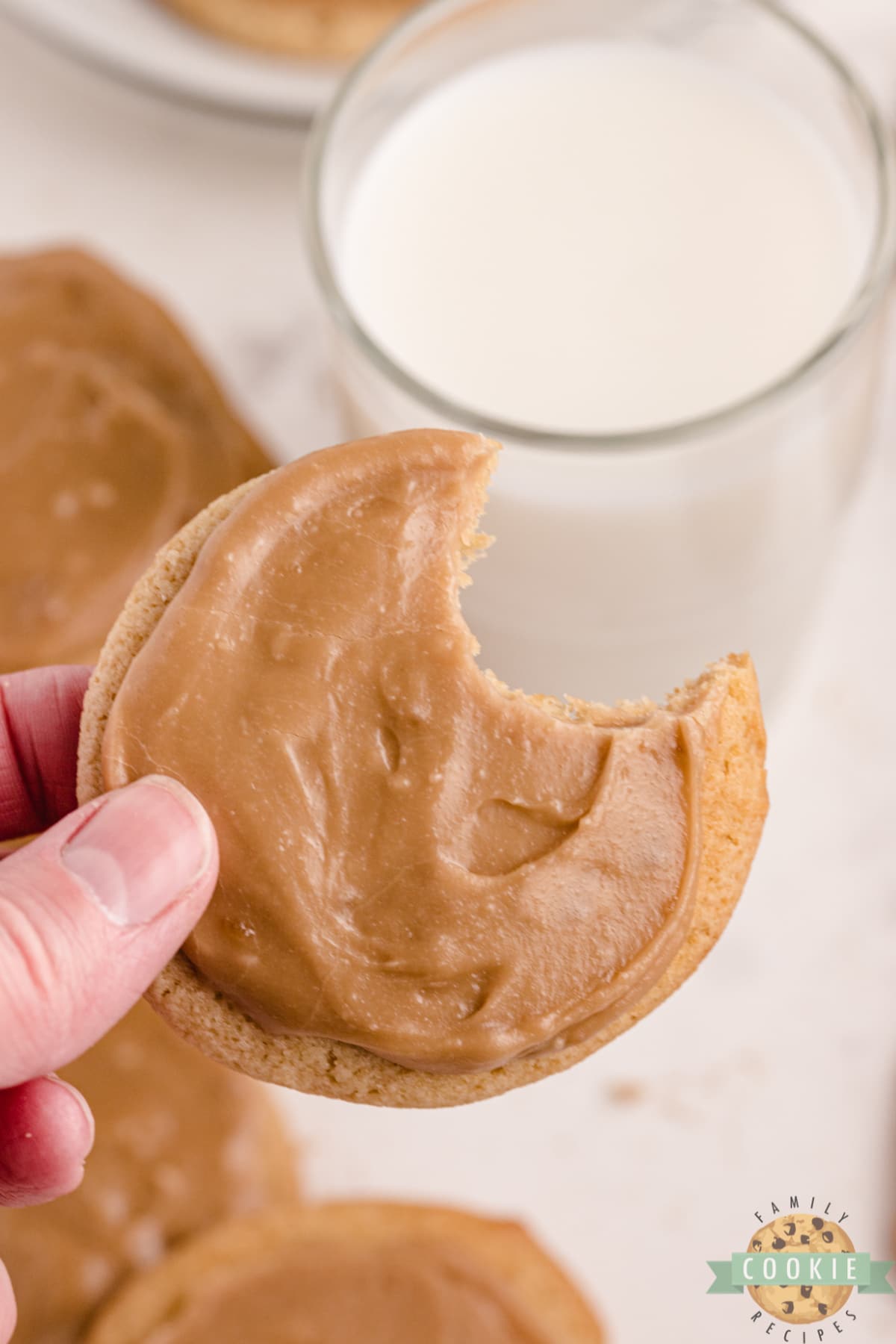 Frosted Brown Sugar Cookies are soft and chewy with a simple brown sugar frosting on top. Easy cookie recipe with a rich brown sugar flavor that is absolutely delicious! 