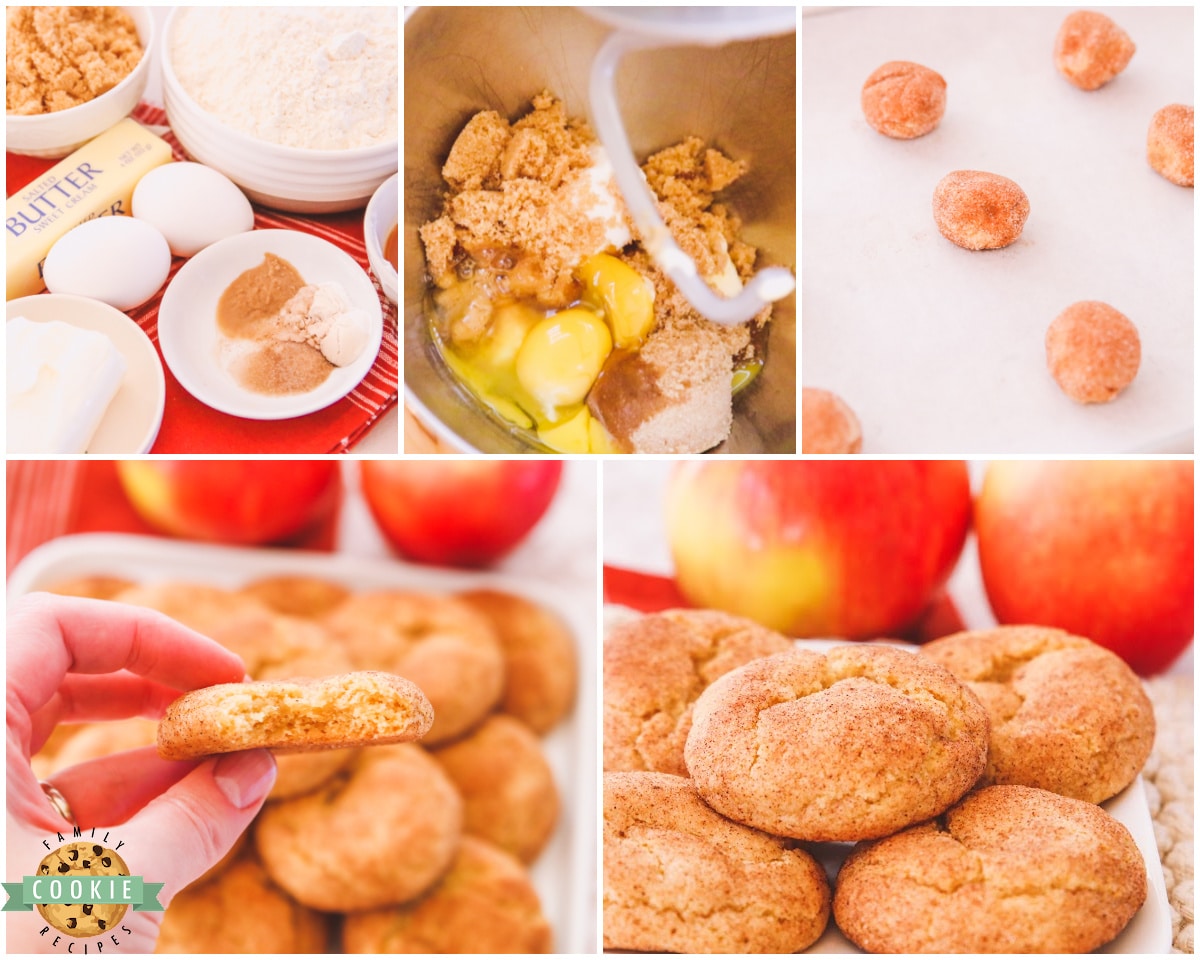 how to make Apple Cider Snickerdoodles