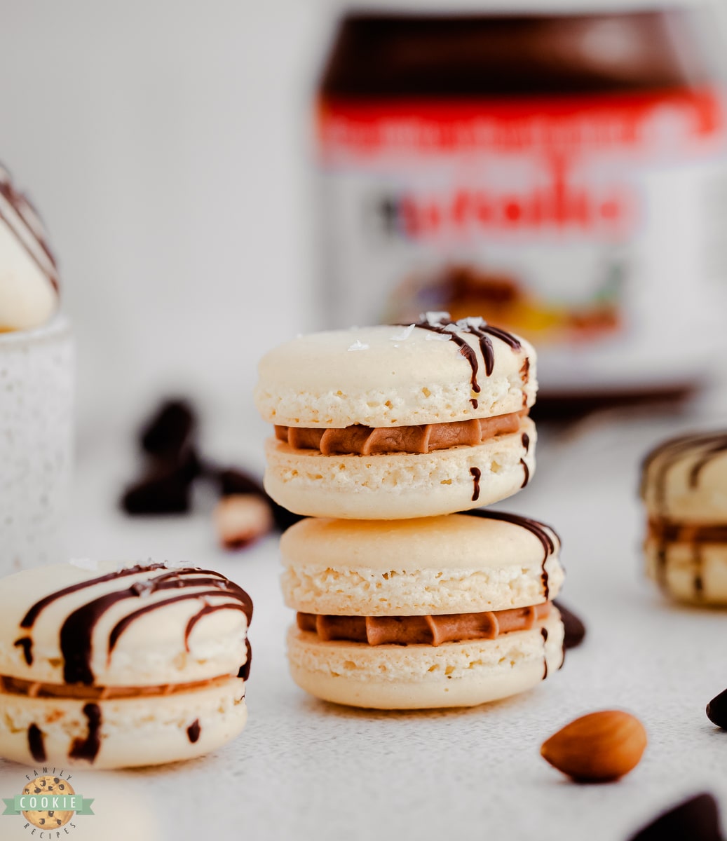 NUTELLA MACARONS - Family Cookie Recipes