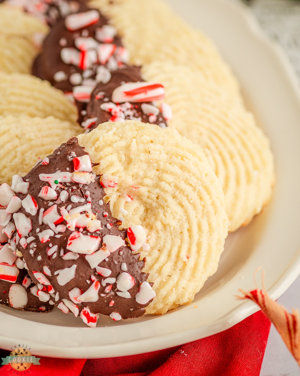 Peppermint Butter Cookies.