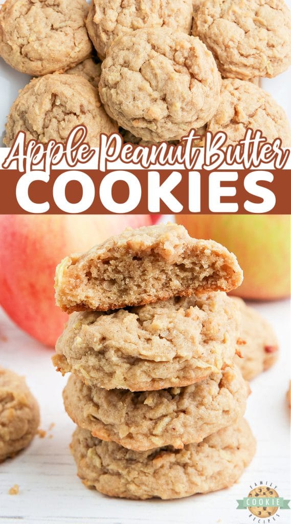 APPLE PEANUT BUTTER COOKIES - Family Cookie Recipes