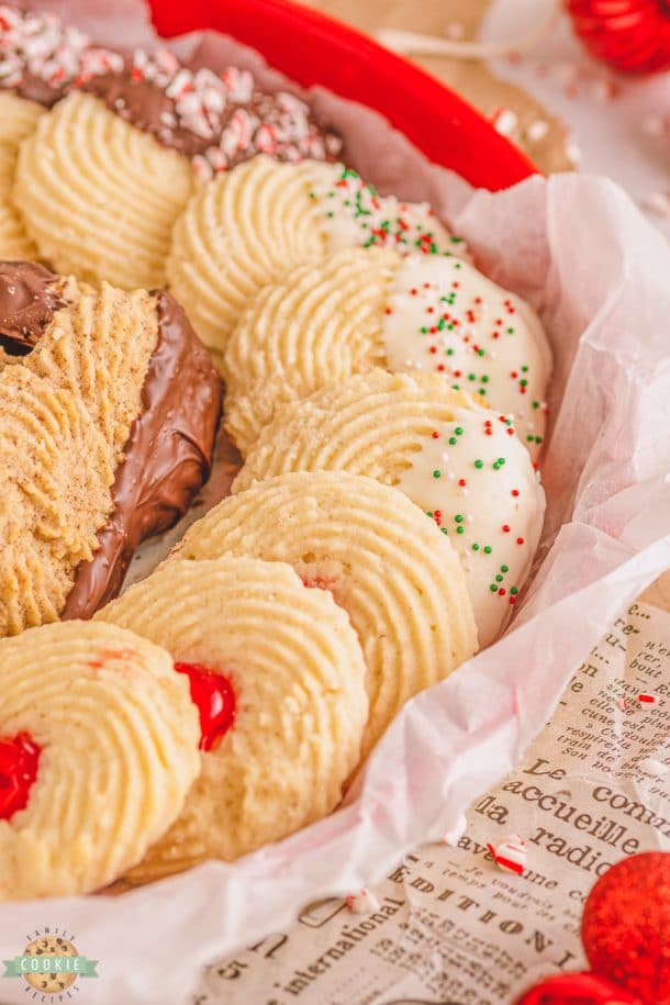 RECIPES FOR A BUTTER COOKIES BOX Family Cookie Recipes