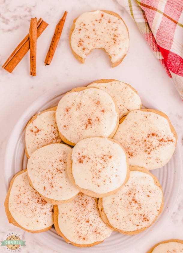 FROSTED EGGNOG COOKIES Family Cookie Recipes