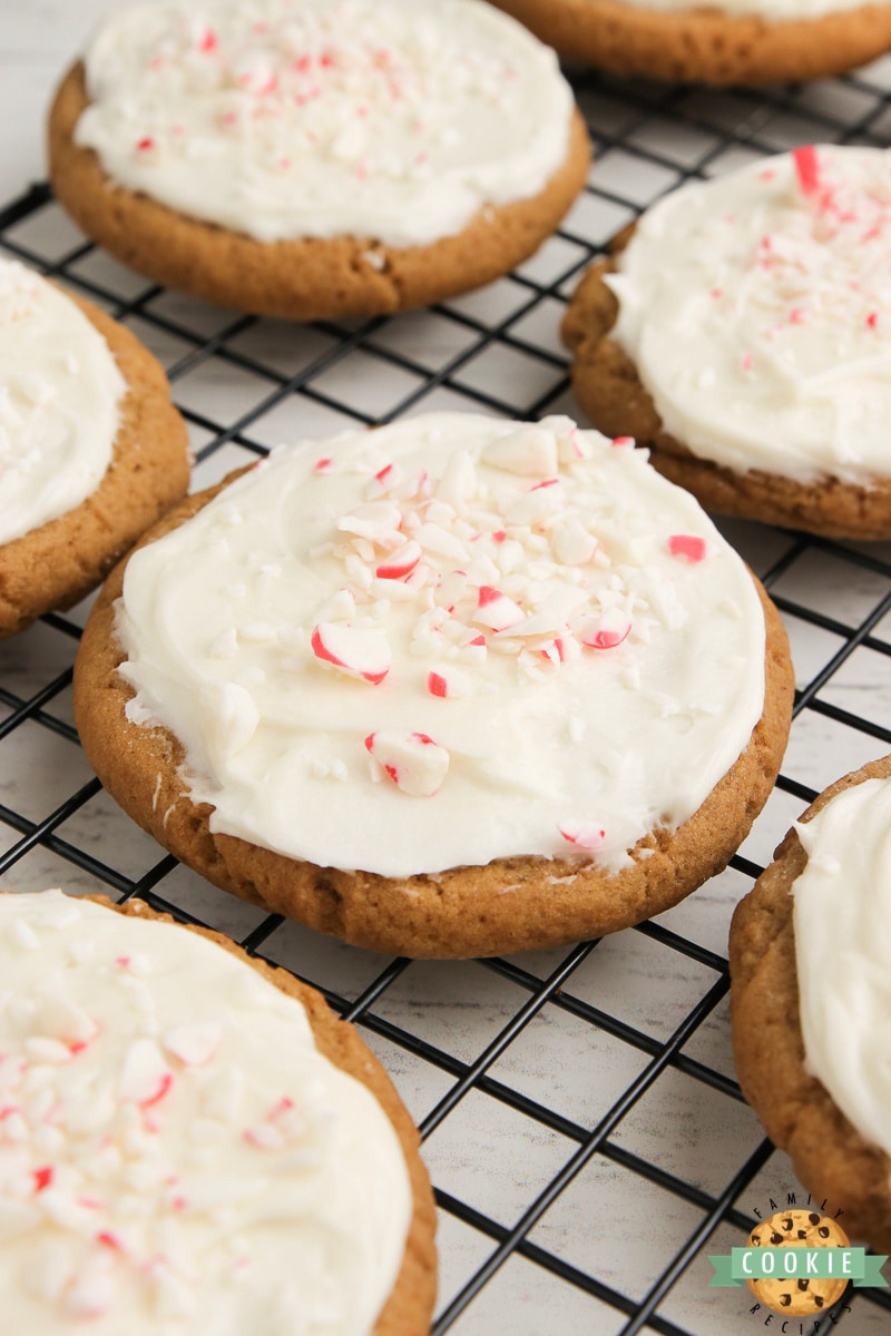 Frosted Gingerbread Sugar Cookies