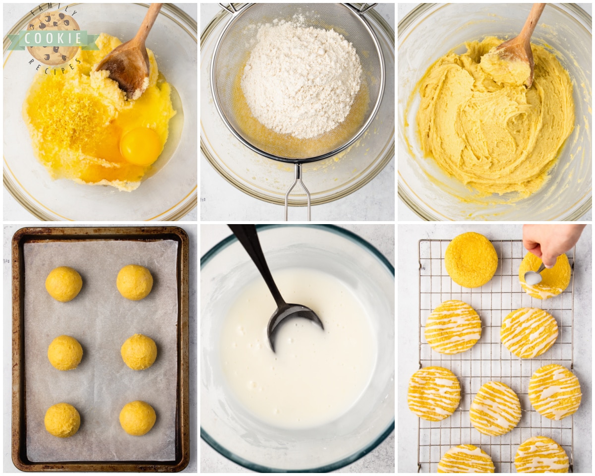 How to make Soft Glazed LEmon Cookies