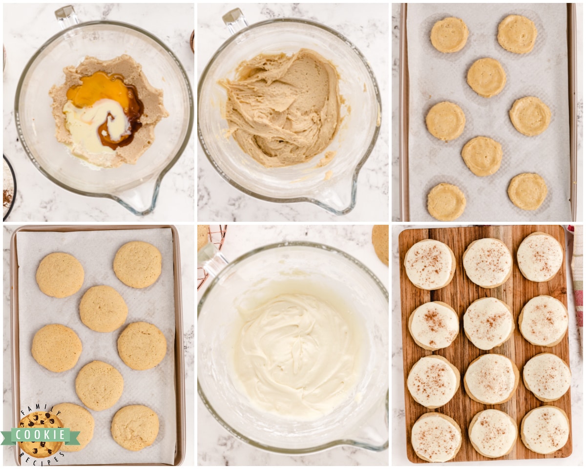 how to make frosted eggnog cookies