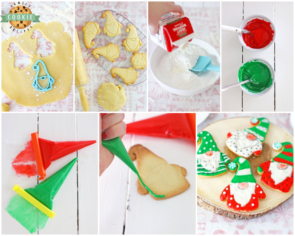 how to make iced gnome cookies