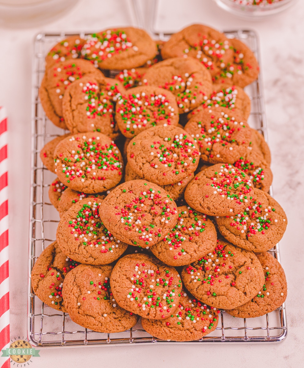Mini Gingerbread Cookies.