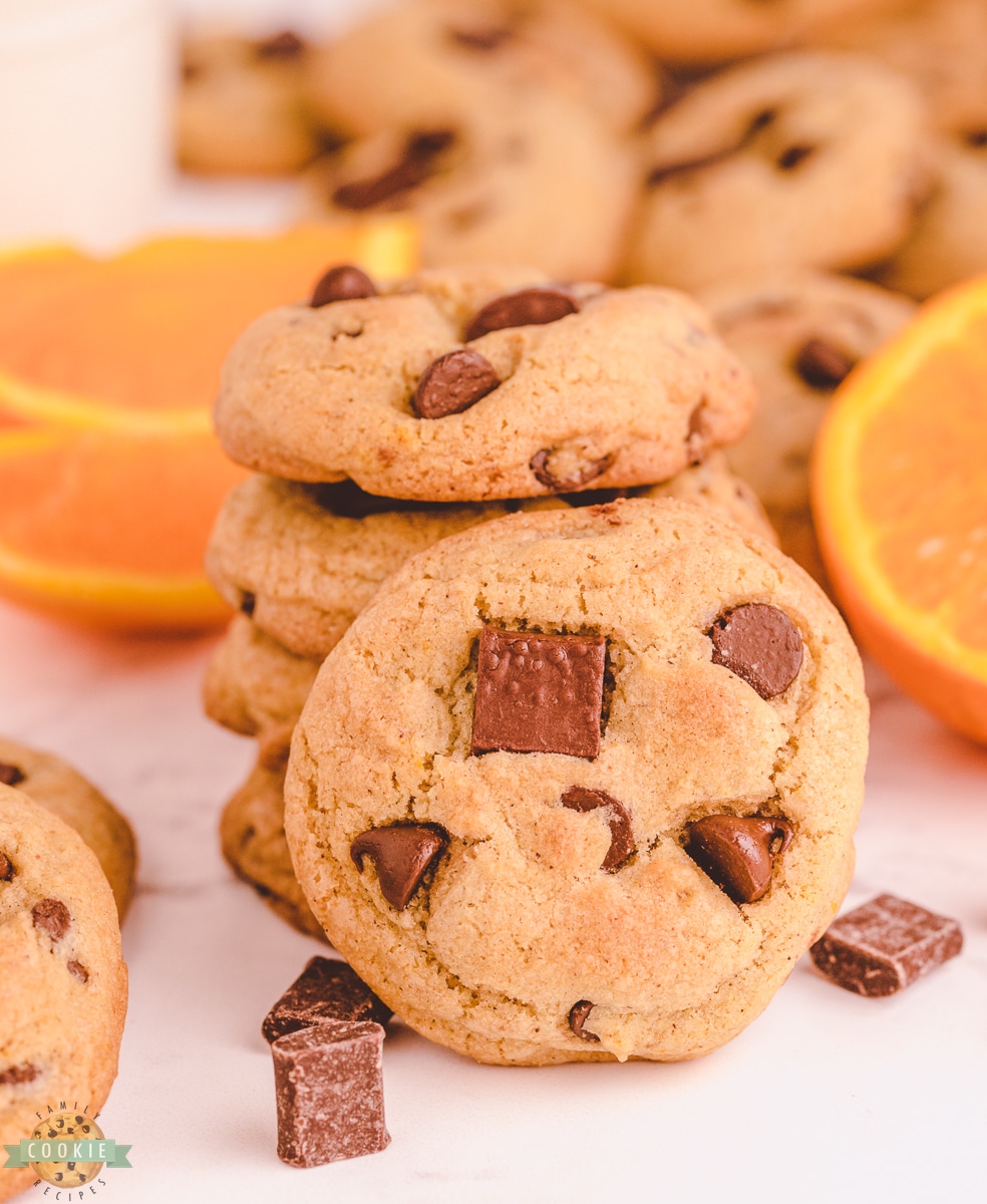 Orange Cinnamon Chocolate Chip Cookies