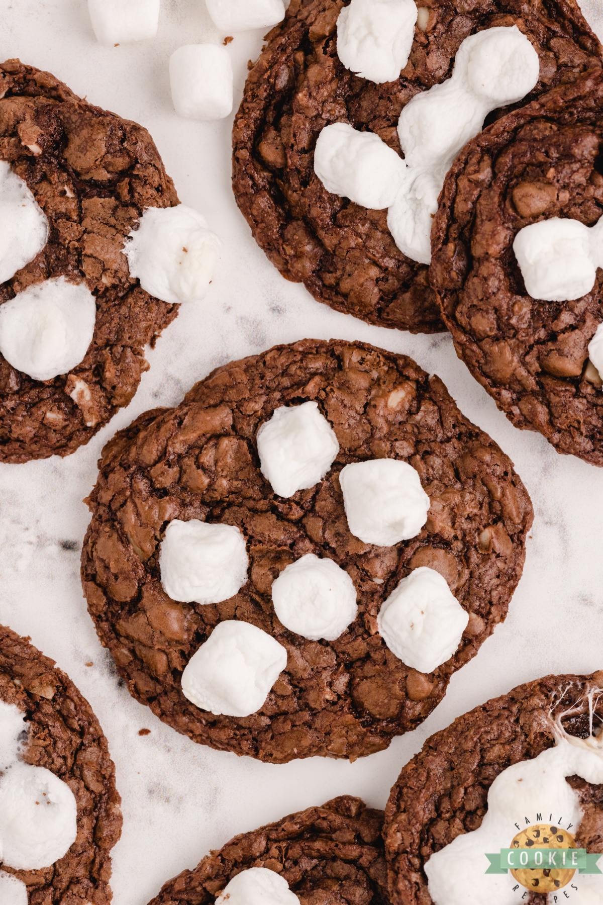 Rocky Road Cookies are rich, fudgy chocolate cookies made with chocolate chips, almonds and marshmallows. These easy Rocky Road cookies are absolutely amazing! 