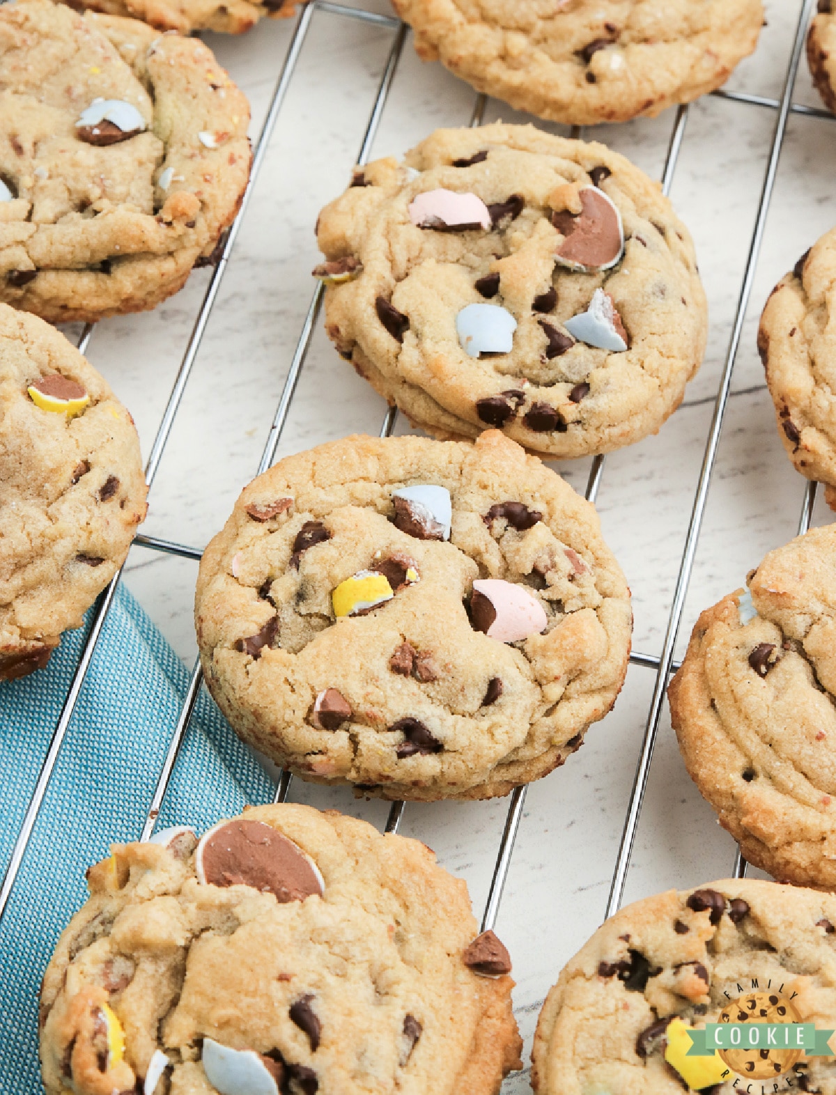 Best chocolate chip cookie recipe with Cadbury Mini Eggs