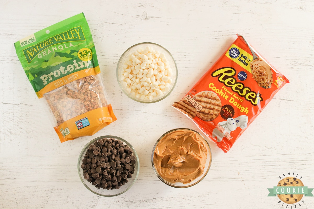 Ingredients in Chocolate Peanut Butter Cookie Cups