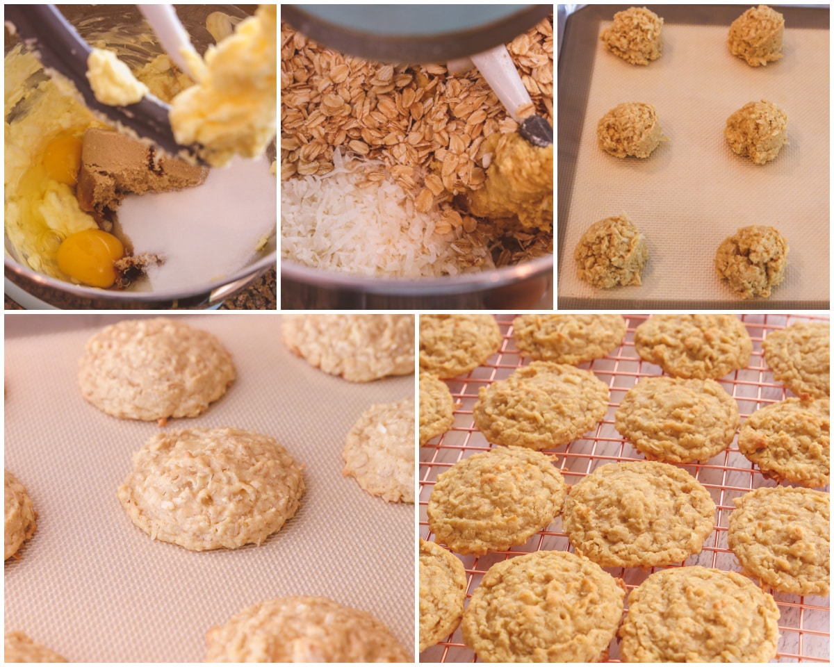 how to make coconut oatmeal cookies